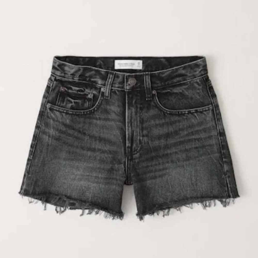 Abercrombie & Fitch Mid-Rise Boyfriend Shorts